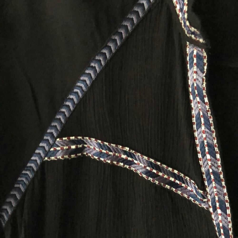 NWT Black Embroidered Tularosa Tunic - Picture 5 of 7